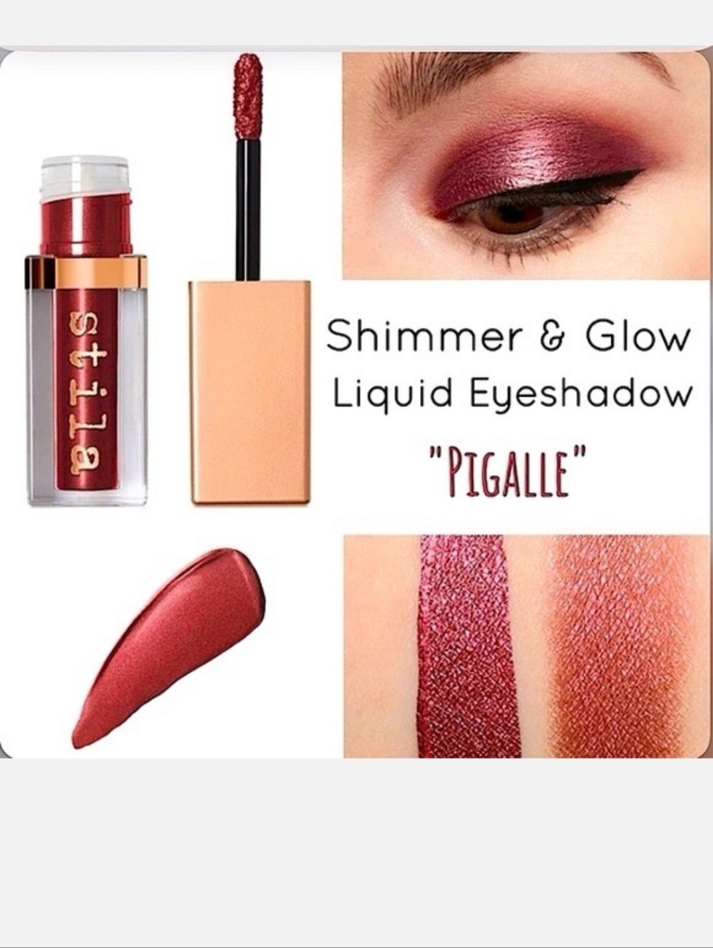 Stila Shimmer & Glow Liquid Eyeshadow - Pigalle